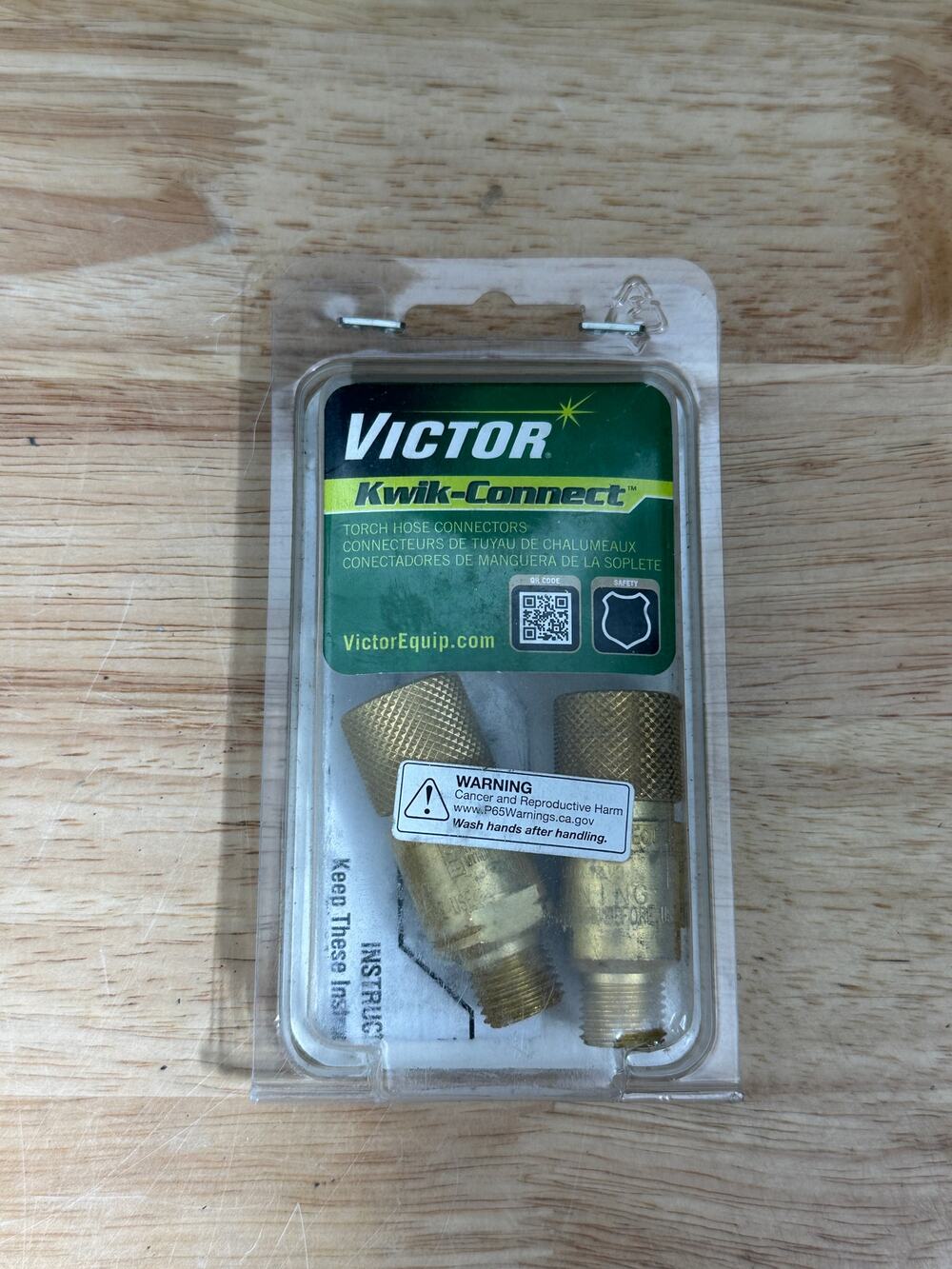 (2 PCS) Victor 0656-0000 Kwik-Connect Torch Hose Connectors KC-1